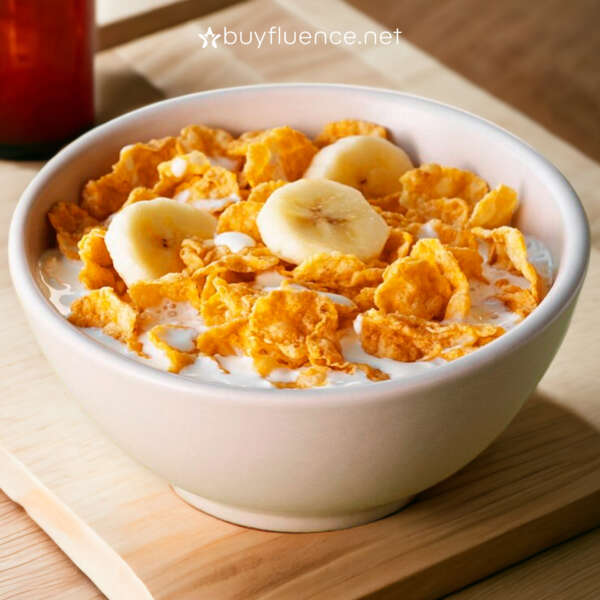 Corn Flakes con Plátano