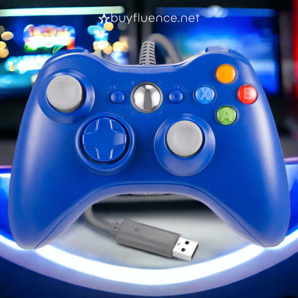 Mando Azul USB para XBOX 360 y PC