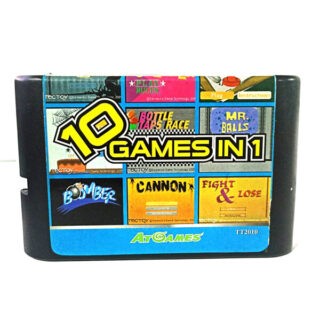 10 GAMES IN 1 Sega Genesis (Usado)