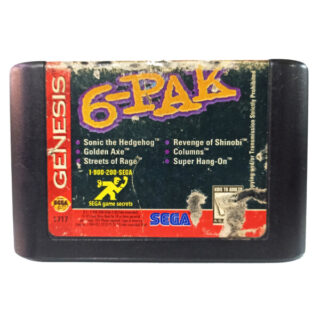 6-Pak Sega Genesis (Usado)